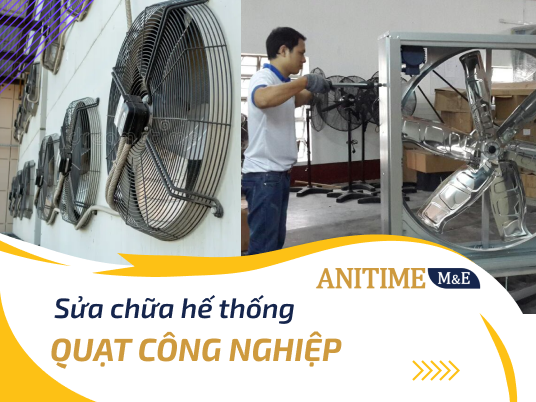 Sửa chữa quạt công nghiệp.