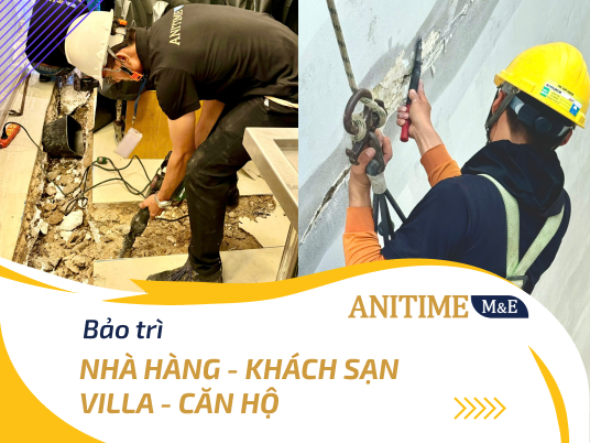 Bảo trì nhà hàng, khách sạn, villa, căn hộ