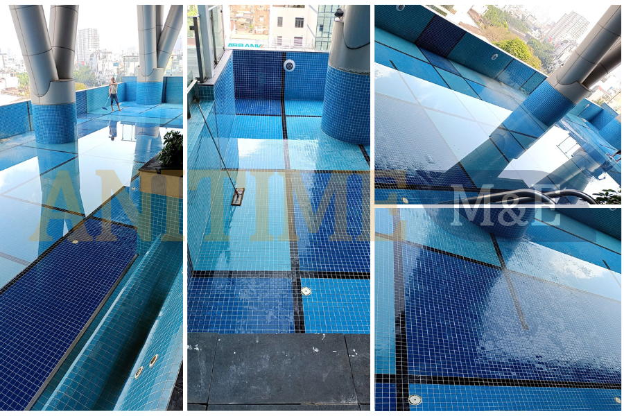 Cải tạo sửa chữa hồ bơi  tại Chung cư The Prince Residence